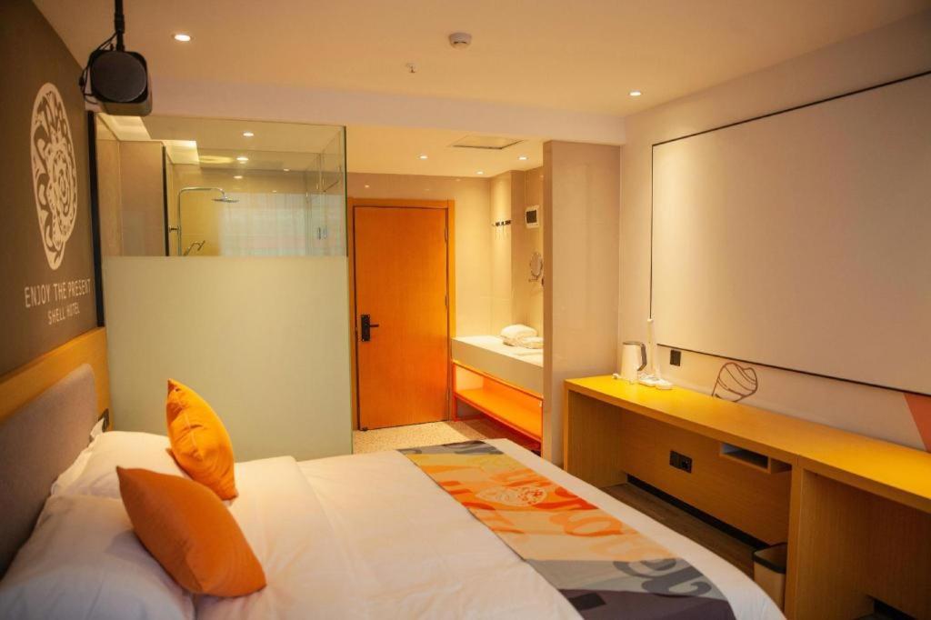 Shell Hotel Shanxi Xinzhou Wuning County Fengwu Square Ningwu Eksteriør billede